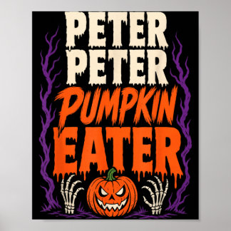 Poster Halloween Peter Peter Mangeur de citrouilles Compt