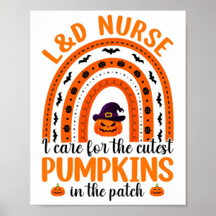 Poster Halloween Rainbow Landd Nurse I Care Le Pu Le Plus