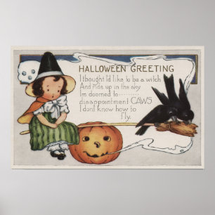 Poster Halloween SaletingCrows