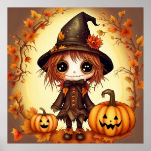 Poster Halloween Scarecrow 1