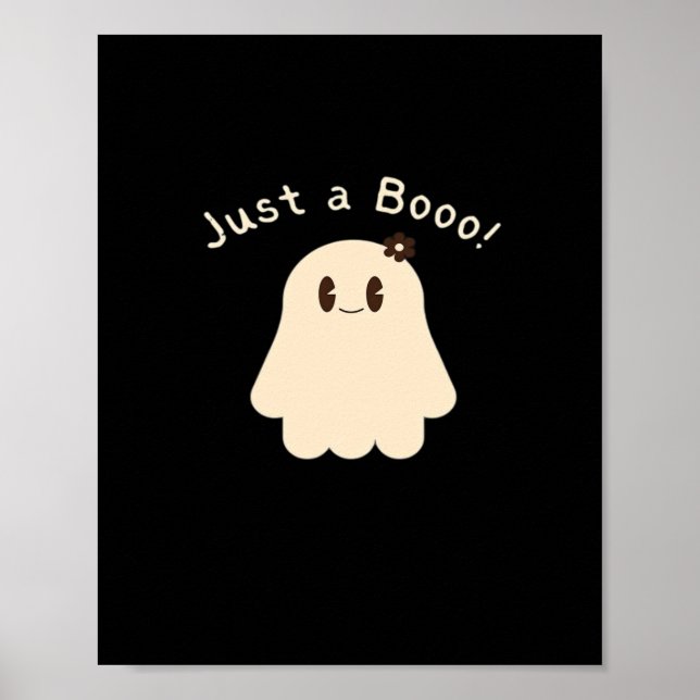 Poster Halloween Simplement Un Boo - Joli Boo - Tricot Ou (Devant)