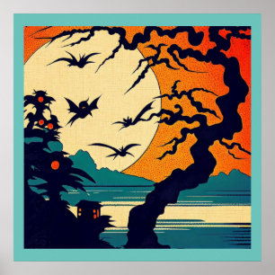 Poster Halloween - Style de coupe 7