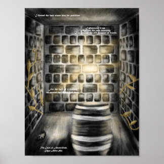 Poster Halloween The Cask of Amontillado Art Print