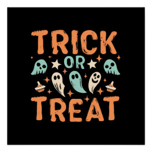 Poster Halloween Trick ou Treat