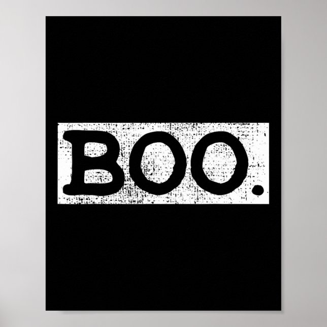 Poster Halloween Vintage Boo Fun Cadeau (Devant)