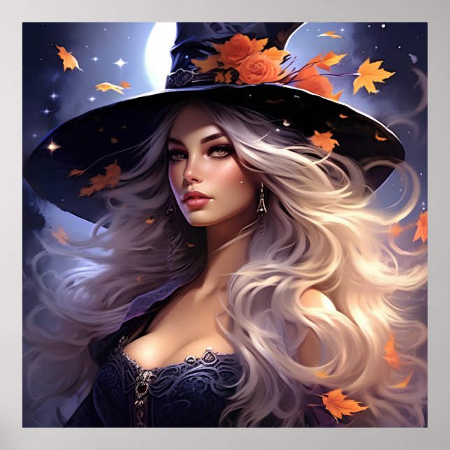 Poster Halloween Witch (Devant)