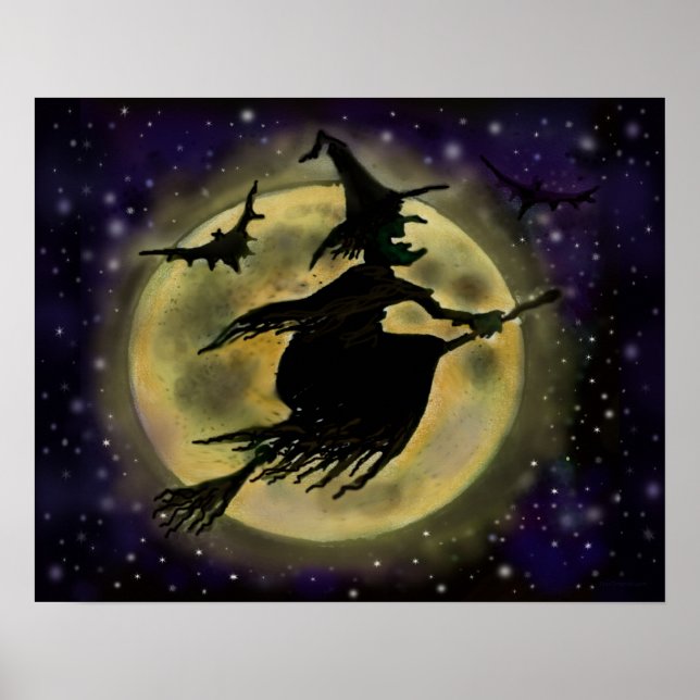 Poster Halloween Witch (Devant)