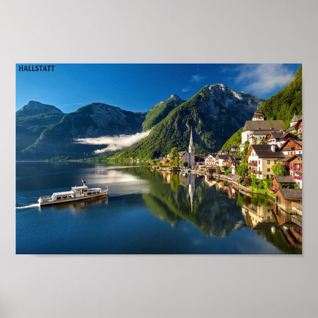 Poster Hallstatt Autriche (Devant)