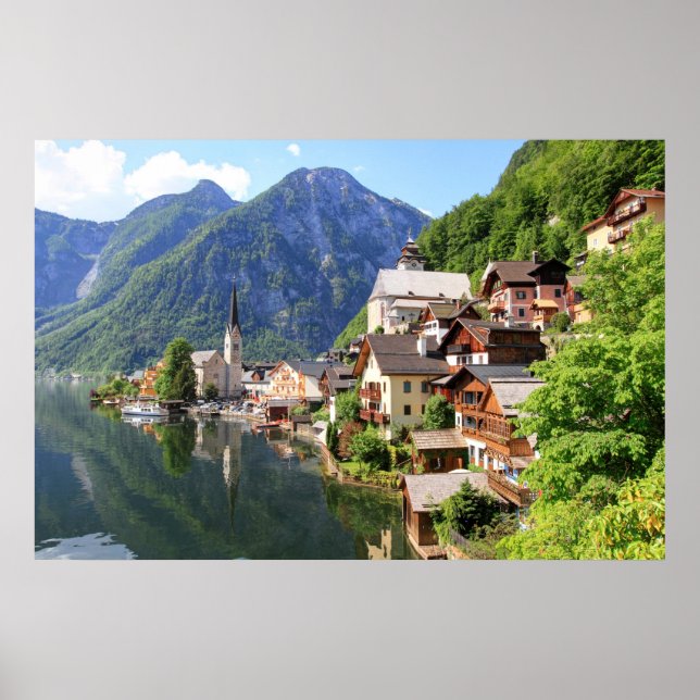 Poster Hallstatt, Autriche (Devant)