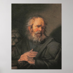 Poster Hals - Avec Un Livre