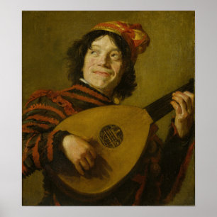 Poster Hals - Le joueur de luth