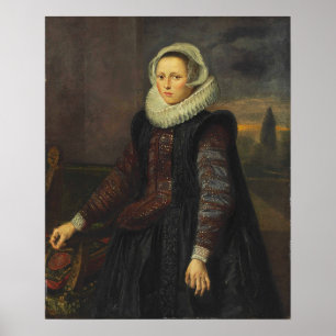 Poster Hals - Portrait D'Une Dame