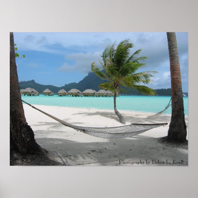 Poster Hamac sur l'affiche Bora Bora (Devant)
