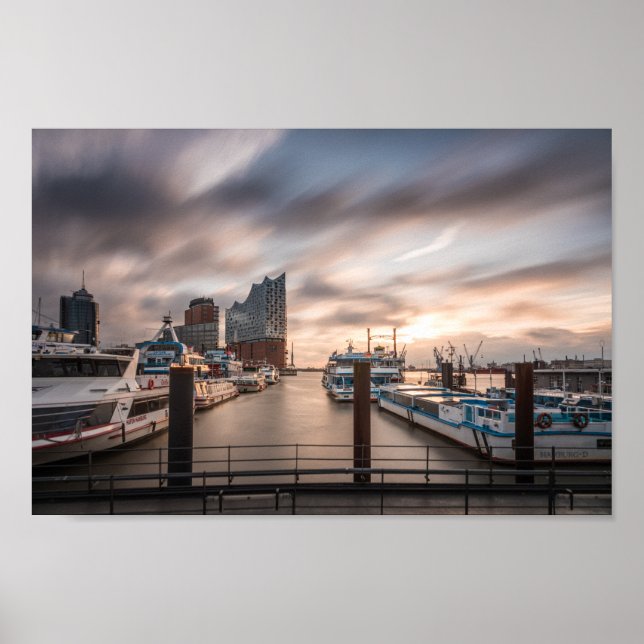 Poster Hambourg Allemagne (Devant)