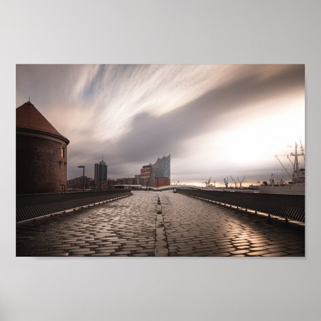 Poster Hambourg Allemagne (Devant)