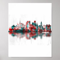 Hambourg Allemagne Skyline