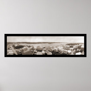 Poster Hamilton Bermuda Tower Photo 1911