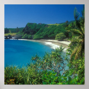 Poster Hamoa Beach Hana Maui