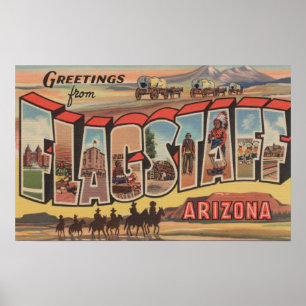 Poster Hampe de drapeaux, Arizona - grandes scènes de