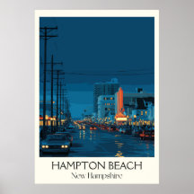 Hampton Beach New Hampshire Night