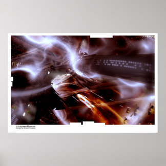 Poster Hamster en aluminium