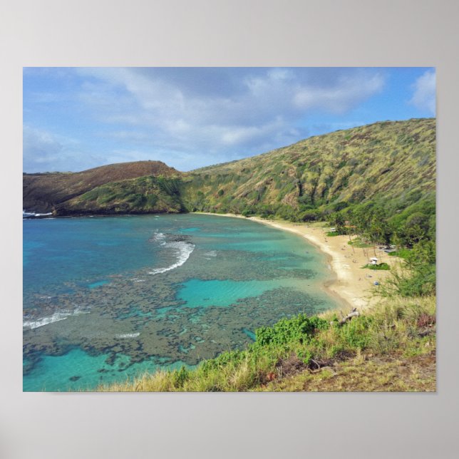 Poster Hanauma Bay Hawaii (Devant)