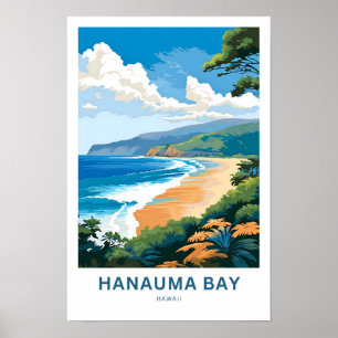 Poster Hanauma Bay Hawaii Imprimer Voyage