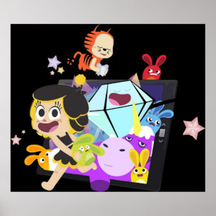 Poster Hanazuki plein de trésors