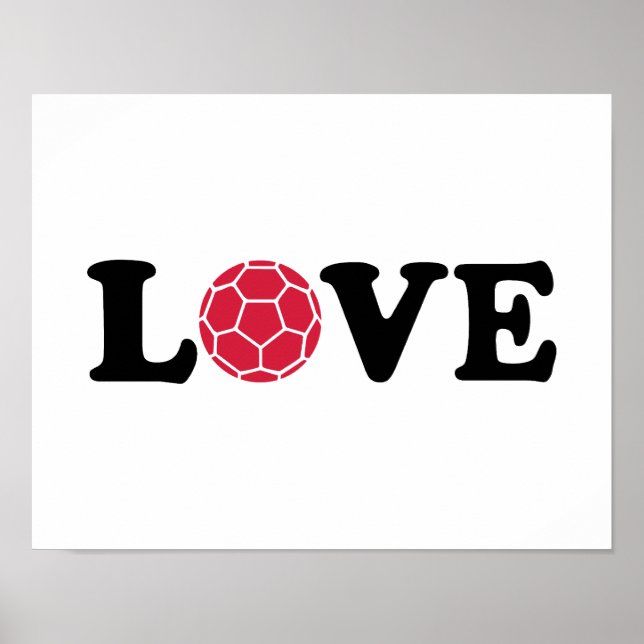 Poster Handball Love (Devant)