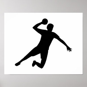 Poster Handball player