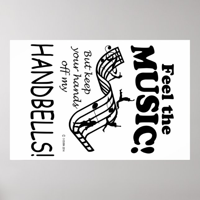 Poster Handbells Ressentent La Musique (Devant)