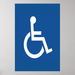 Poster Handicapé