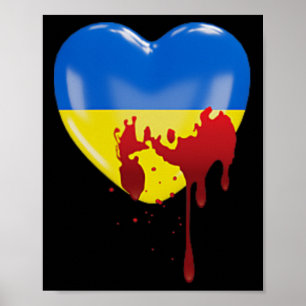 Poster Hands Off Ukraine Dans La Protestation Ukrainienne