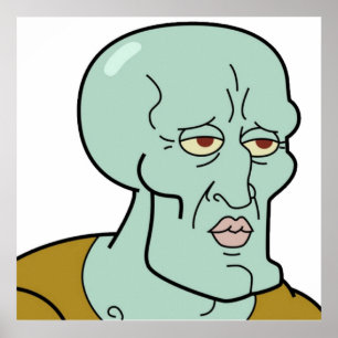 Poster Handsome Squidward TShirt