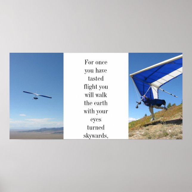 Poster Hang Gliding (Devant)