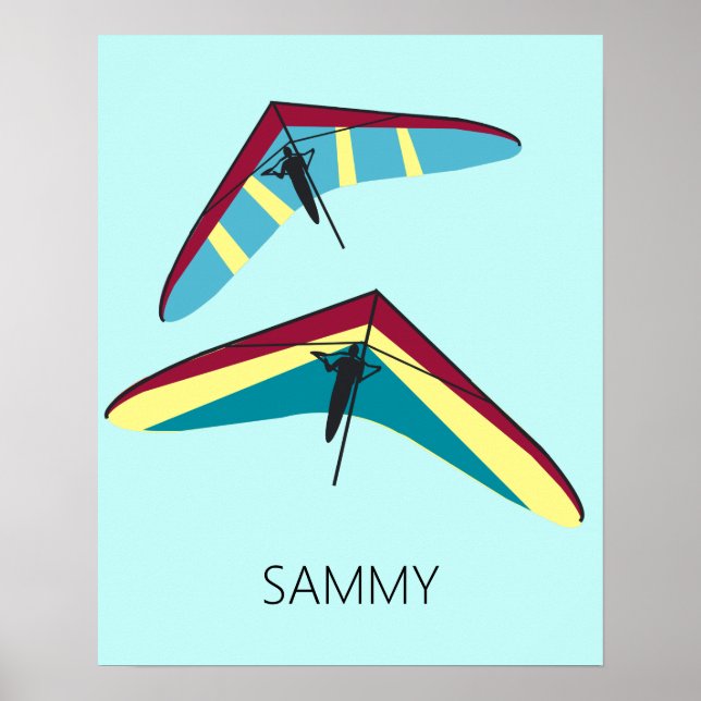 Poster Hang Gliding (Devant)