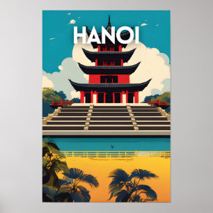 Poster Hanoï Viêt Nam