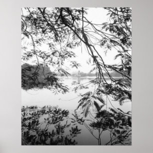 Poster Hanoi Vietnam, Hoan Kiem Lake View