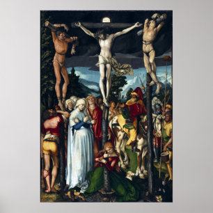 Poster Hans Balung Grien The crucifix of Christ