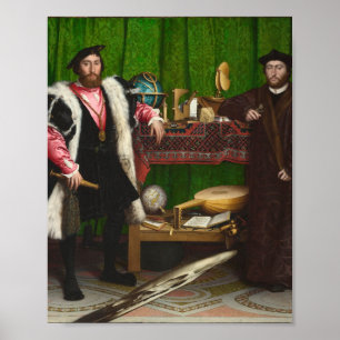 Poster Hans Holbein Le Jeune - Les Ambassadeurs
