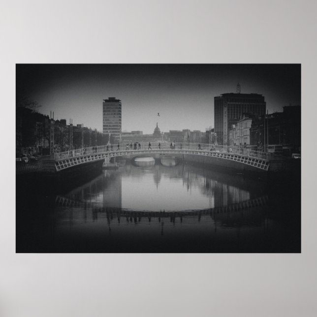 Poster Ha'penny Bridge, Dublin - Canvas (Devant)