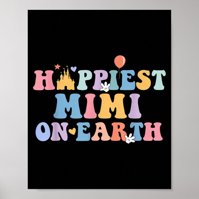 Poster Hapest Mimi On Earth Hapest Grandma Matching Famil (Devant)