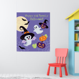 Poster "Happy and spooky Halloween!"