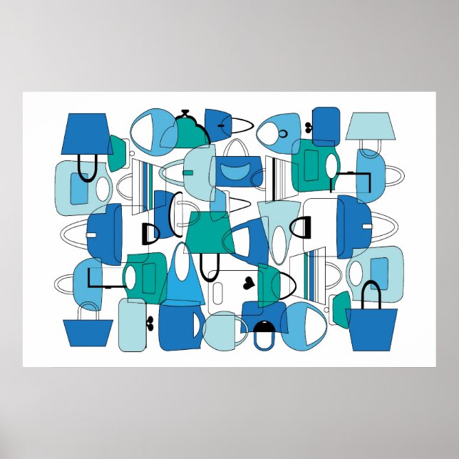 Poster Happy Bags Print (Devant)
