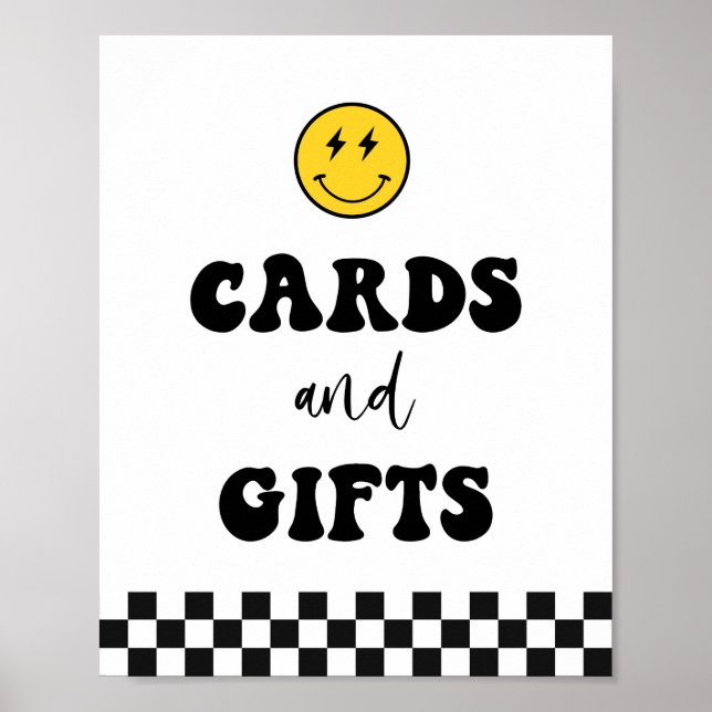 Poster Happy Face One Happy Dude Cartes et Cadeaux Signe (Devant)