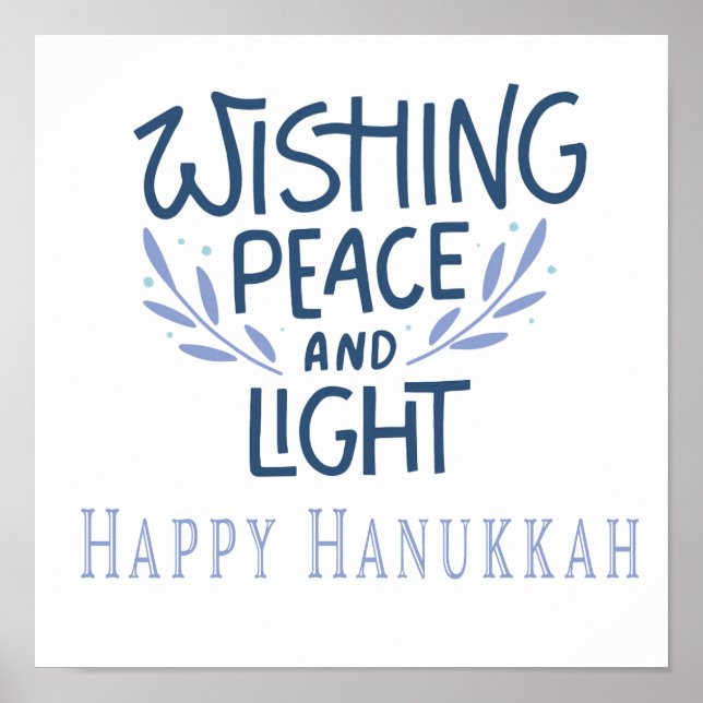 Poster Happy Hanukkah (Devant)