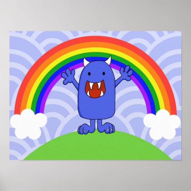 Poster Happy Monster (Devant)