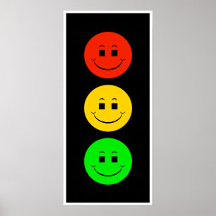 Poster Happy Moody Stoplight