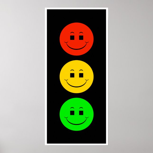 Poster Happy Moody Stoplight (Devant)