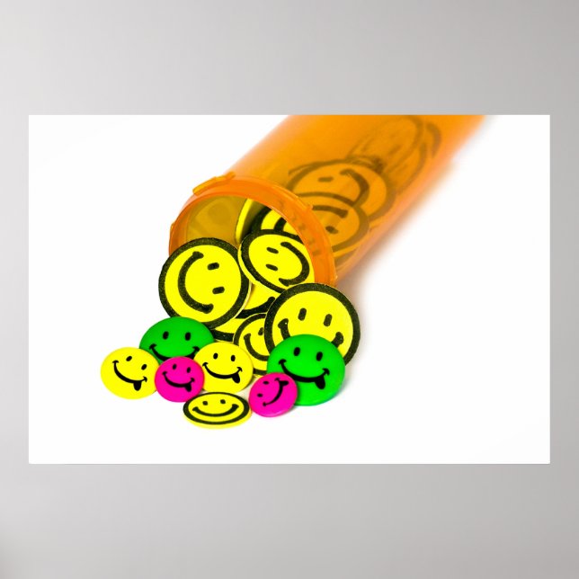 Poster Happy Pills (Devant)